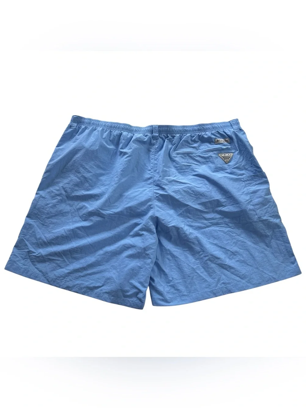 Columbia Men's Shorts PFG Backcast III Water Blue 3XL Omni-Shade Fishing Hiking